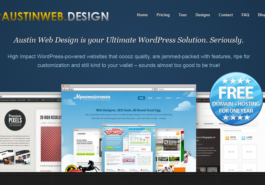 A great web design by Austin Web Design, Austin, TX: 