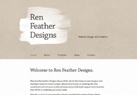 A great web design by Ren Feather Designs, London, United Kingdom: 