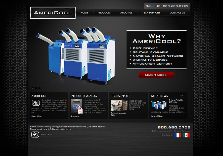 A great web design by Blink Development, Orange County, CA: 