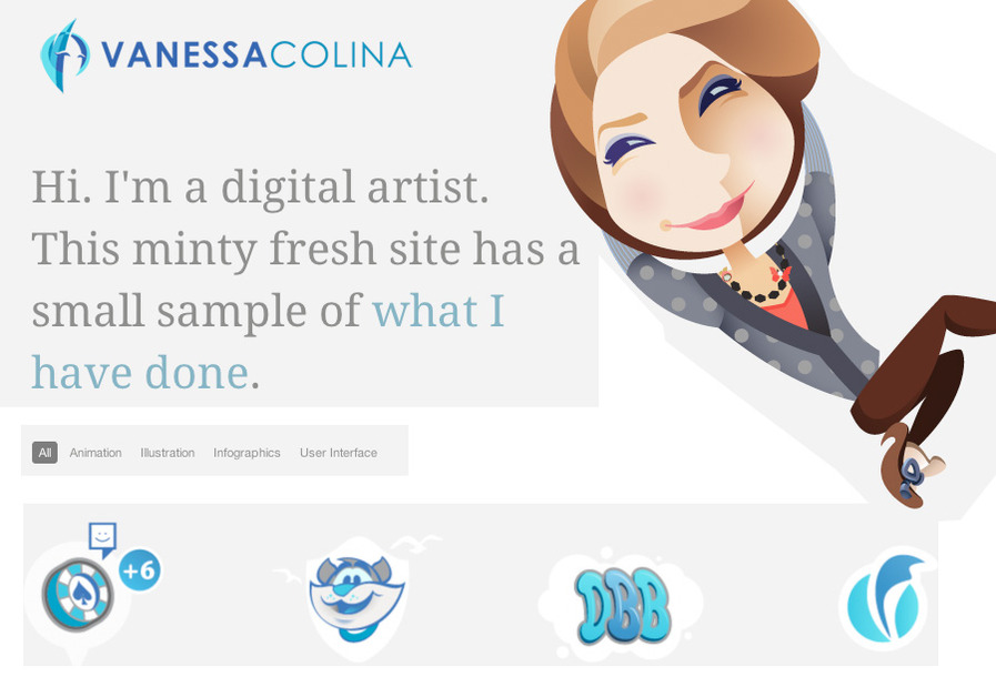 A great web design by Vanessa Colina, Valencia, Venezuela: 