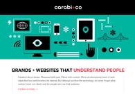 A great web design by Carabi + Co, Stockholm, Sweden: 