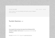 A great web design by Oscar Palmér, Ulricehamn, Sweden: 