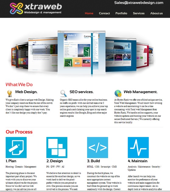 A great web design by xtra web design, Detroit, MI: 