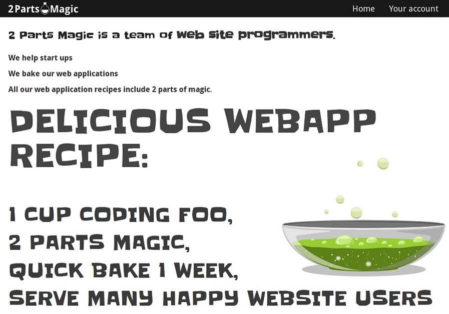 A great web design by 2 Parts Magic, Cambridge, New Zealand: 