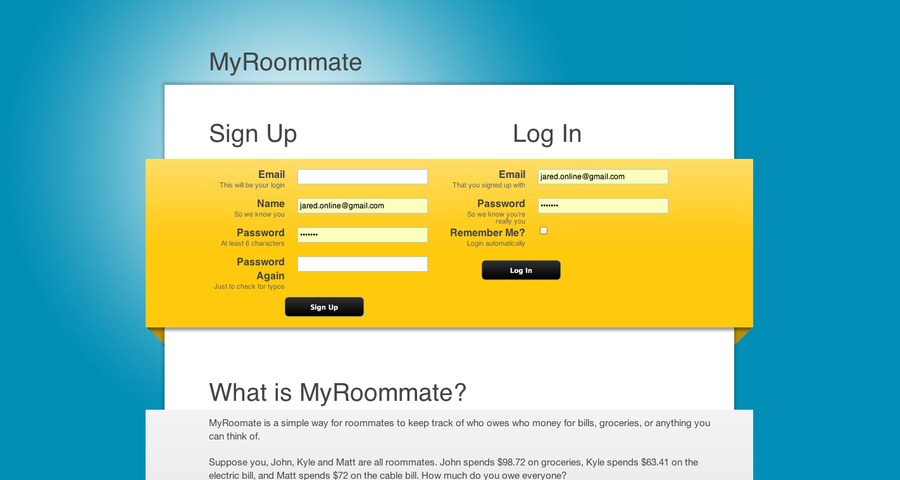 A great web design by halfSquared, Seattle, WA: 