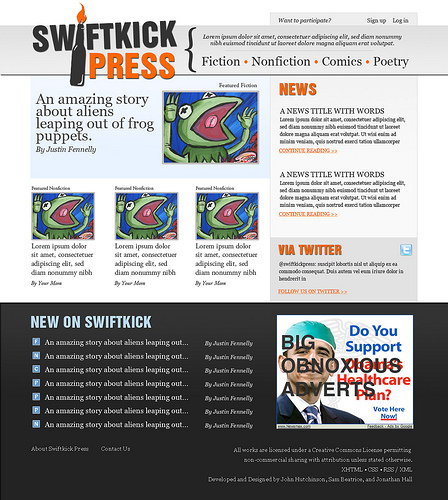 A great web design by John Hutchinson, Philadelphia, PA: 