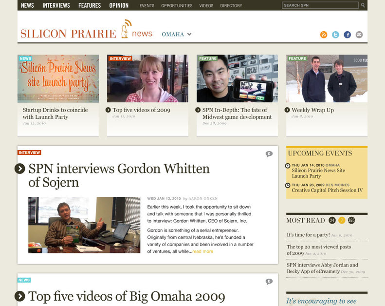 A great web design by BrightMix, Omaha, NE: 