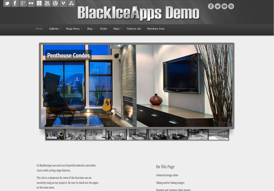 A great web design by BlackIceApps, London, United Kingdom: 
