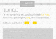 A great web design by Jen Wilhelm, Las Vegas, NV: 