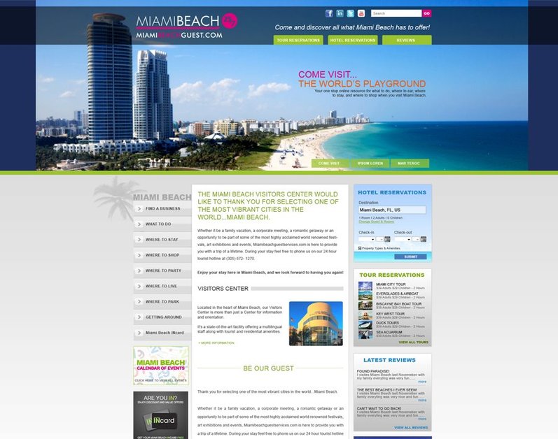 A great web design by SpiderBoost Interactive Agency, Fort Lauderdale, FL: 