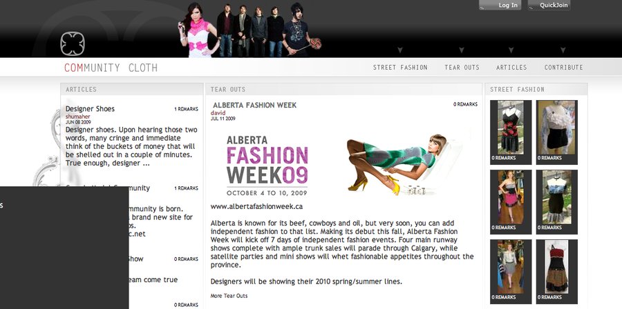 A great web design by David Politi, Calgary, Canada: 