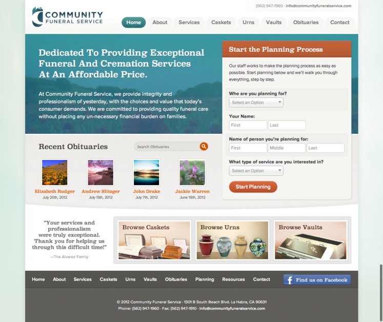 A great web design by Makeshift, Los Angeles, CA: 