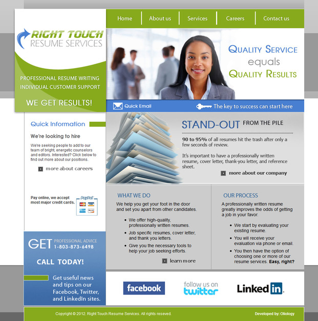 A great web design by Oliology, Chesapeake, VA: 