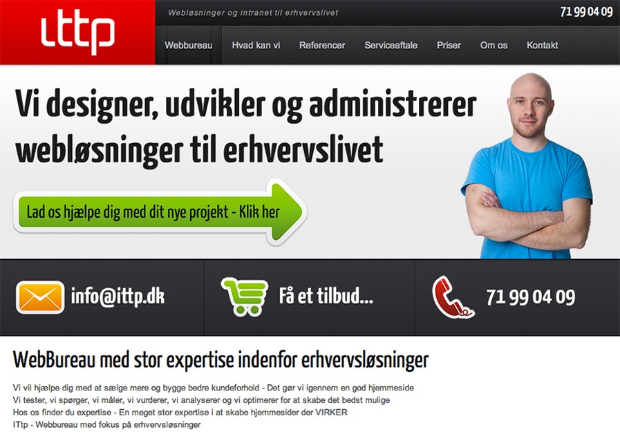 A great web design by ITtp, Hjoerring, Denmark: 
