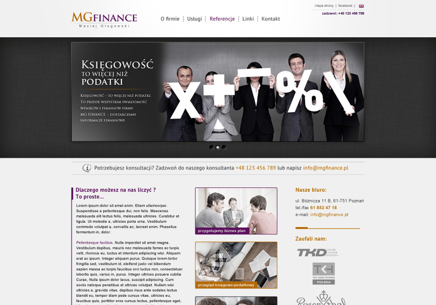 A great web design by Studio Kreatywne Sztuka Reklamy, Poznan, Poland: 