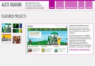 A great web design by Alex Mahan, Portland, OR: 