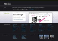 A great web design by Nick Lee, Oxford, United Kingdom: 