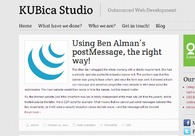 A great web design by Kubica Studio, Ciudad de Buenos Aires, Argentina: 