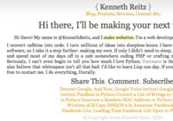 A great web design by Kenneth Reitz, Winchester, VA: 