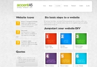 A great web design by accent45, Bellingham, WA: 