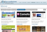 A great web design by Qualium Systems GmbH & Co. KG, Bonn, Germany: 