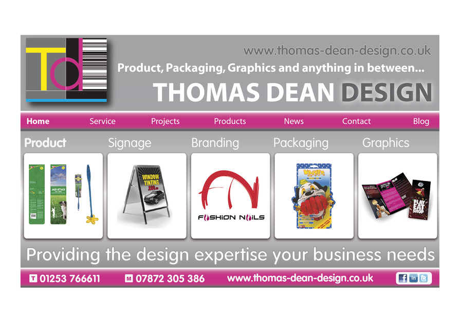 A great web design by Thomas Dean Design, Manchester, United Kingdom: 