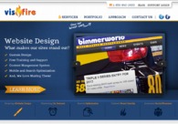 A great web design by VisFire, Atlanta, GA: 