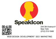A great web design by SpeakIcon, New York, NY: 