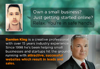 A great web design by Damien King, Boston, MA: 