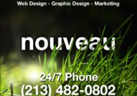 A great web design by nouveau, Los Angeles, CA: 