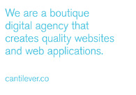 A great web design by Cantilever, New York, NY: 