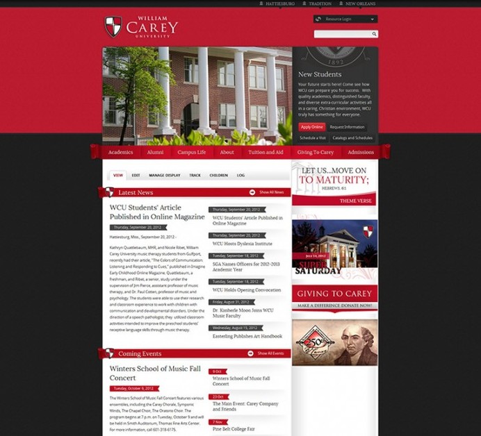 A great web design by Happy Catfish, Jackson, MS: 