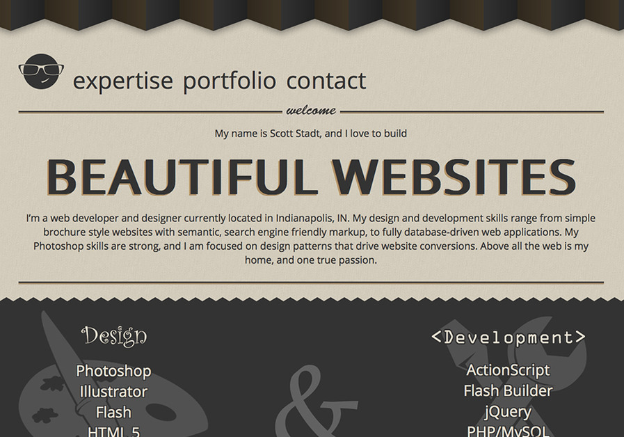 A great web design by Scott Stadt Web Design & Development, Indianapolis, IN: 