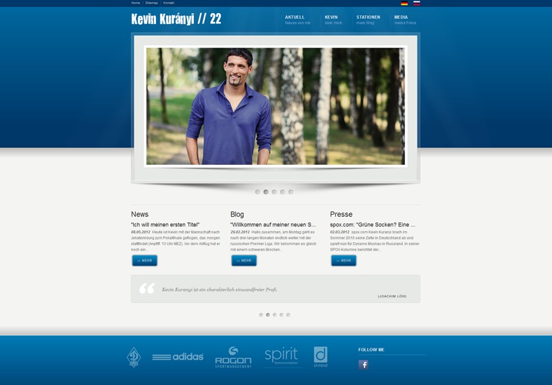 A great web design by d-mind Internetagentur, Stuttgart, Germany: 