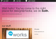 A great web design by both. design&media, Hoogeveen, Netherlands: 