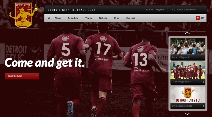 A great web design by Josh Frank, Detroit, MI: 
