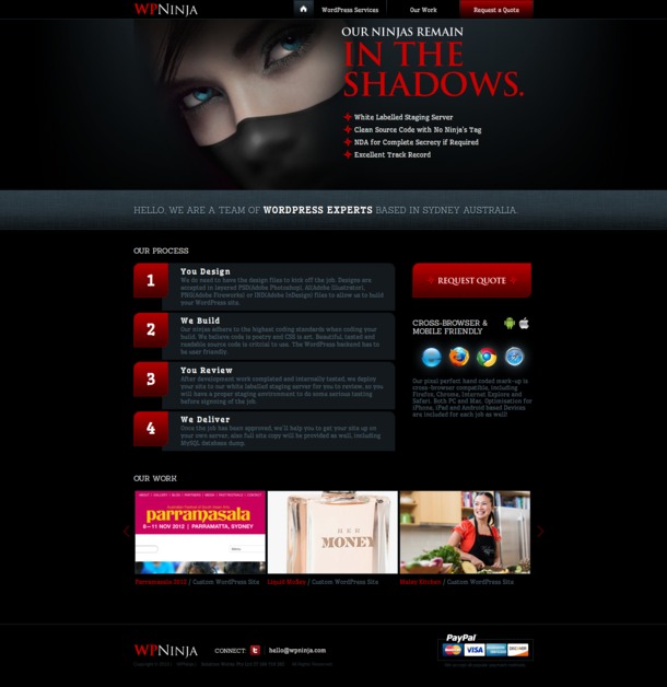 A great web design by WPNinja Australia, Sydney, Australia: 