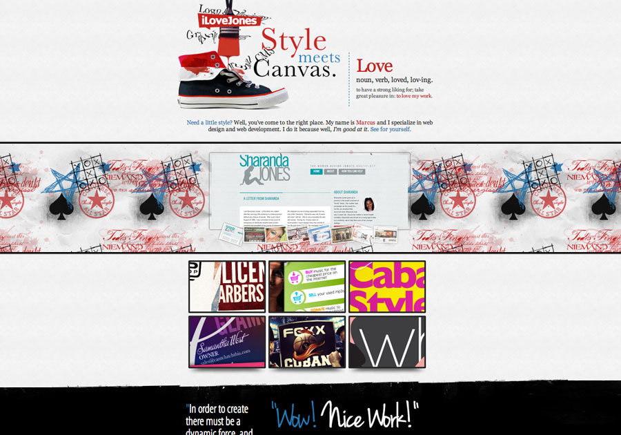 A great web design by iLoveJones.com, Dallas, TX: 