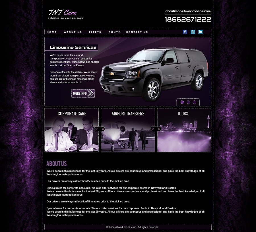 A great web design by Cool blue networks, Lexington, KY: 