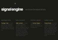 A great web design by Signal Engine, Durham, NC: 