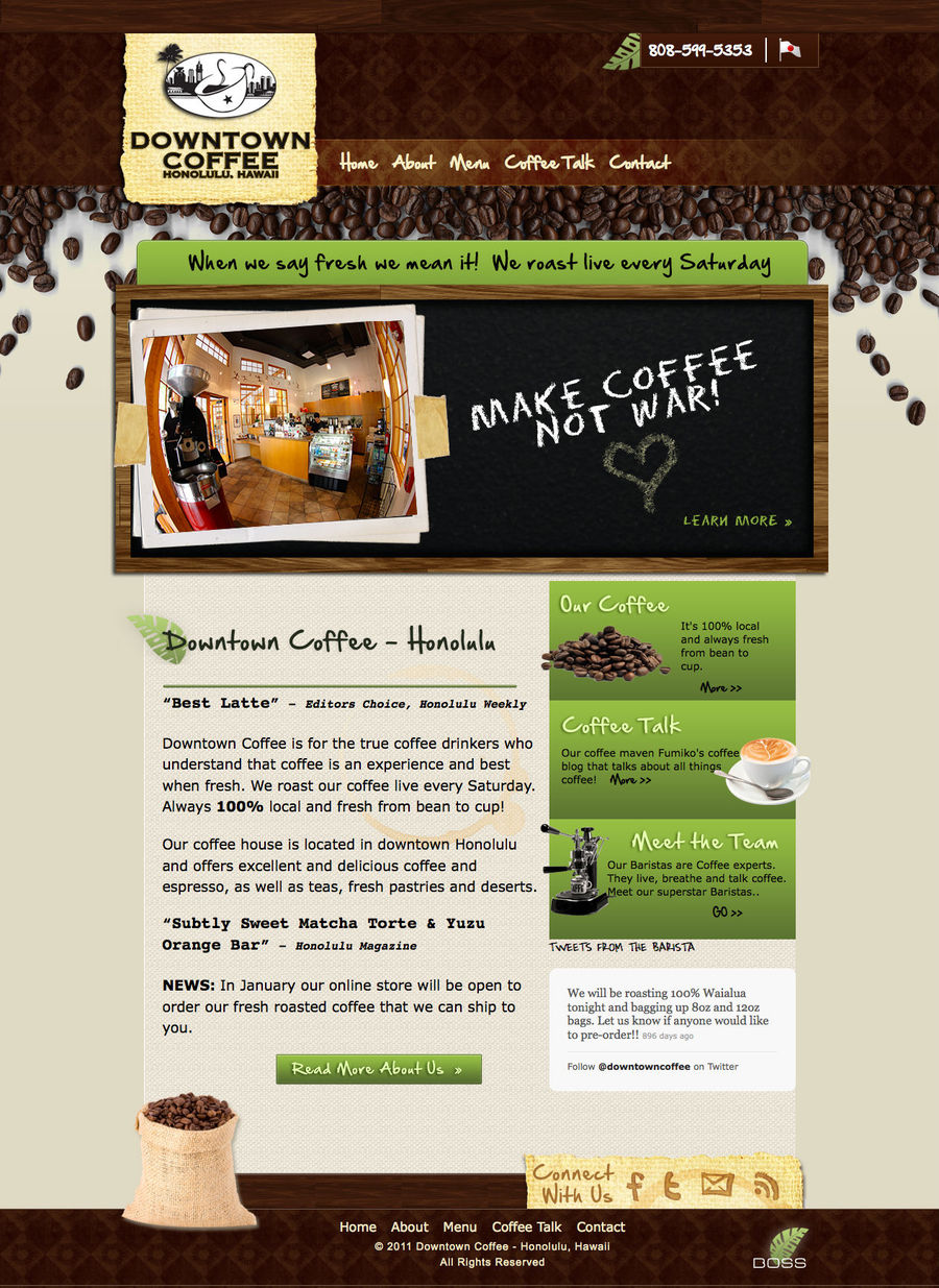 A great web design by BOSS, Honolulu, HI: 