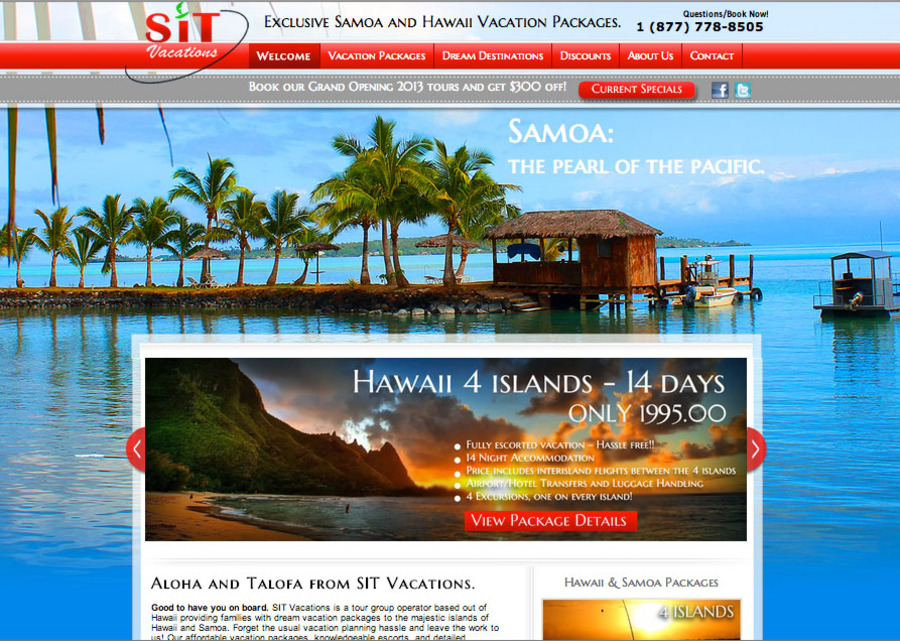A great web design by Sterling Websites, Honolulu, HI: Website, Marketing Website
