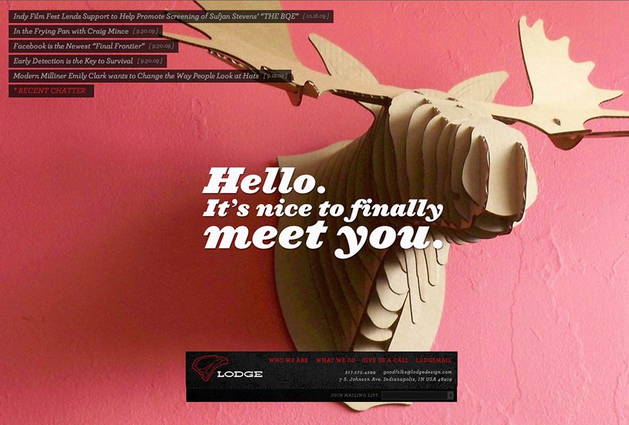 A great web design by Lodge, Indianapolis, IN: 