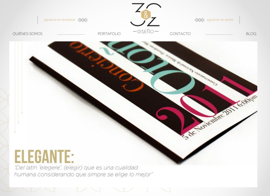 A great web design by Tres y tres - diseño, Mexico City, Mexico: 