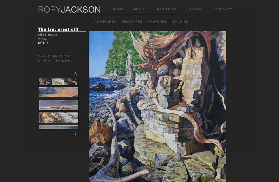 A great web design by Aaron Smith, Boston, MA: 