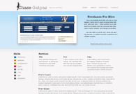 A great web design by ChasesWork, Pensacola, FL: Website, Portfolio
, Internet
, Static HTML
