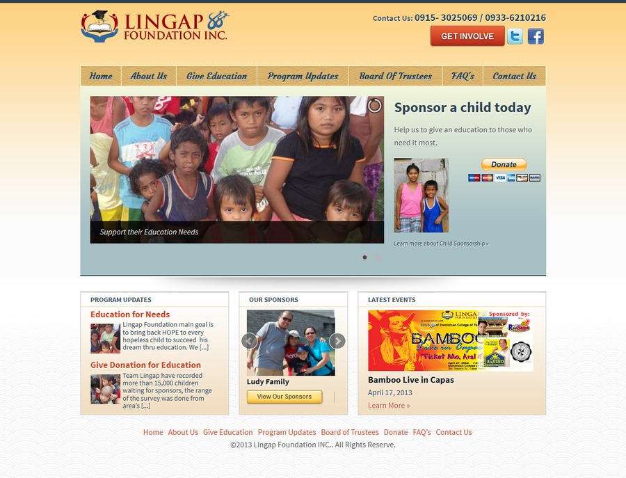 A great web design by Sketch2Pixel, Manila, Philippines: Responsive Website, Social/Community
, Non Profit
, Wordpress
