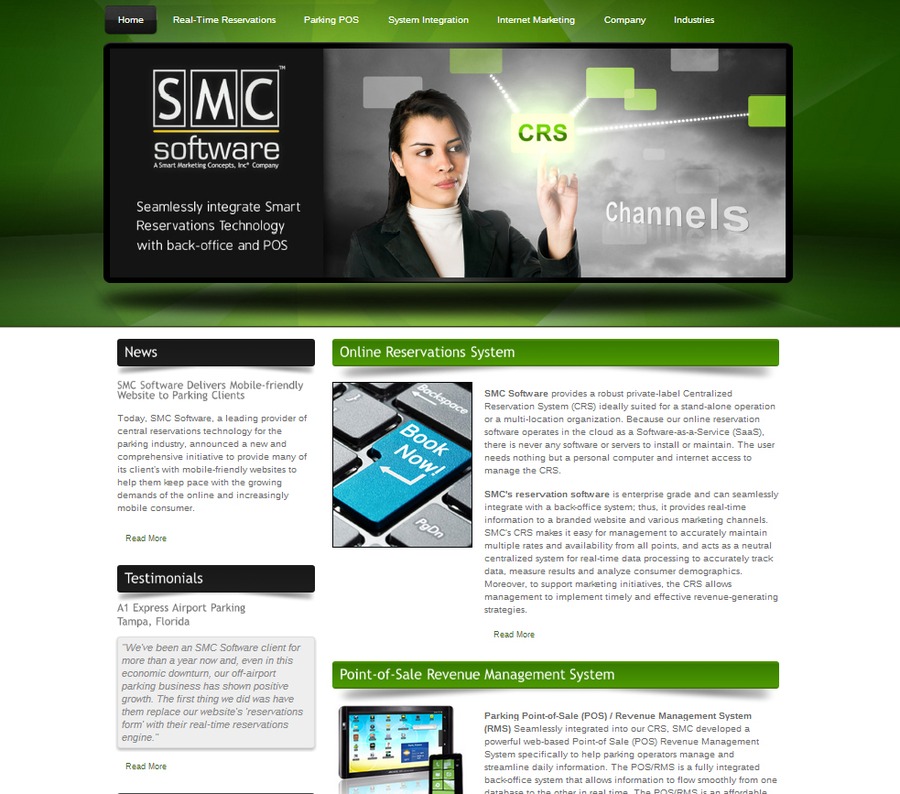 A great web design by eMarketing247, Tampa, FL: 