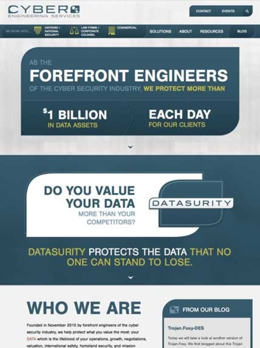 A great web design by Ignition72, Baltimore, MD: 