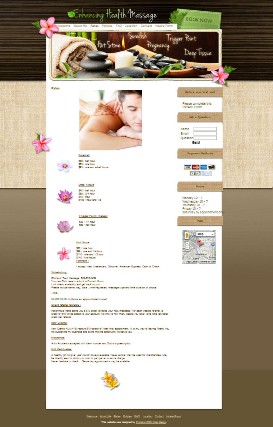 A great web design by In Good Company Web Design, Portland, OR: 